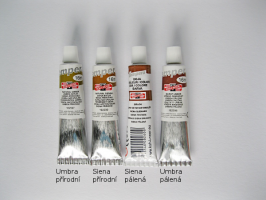 Tempera Koh-i-noor 16ml - hnědé odstíny - Umbra přírodní