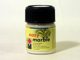 Marabu Creative  Mramorovací barva Marabu bílá 15ml