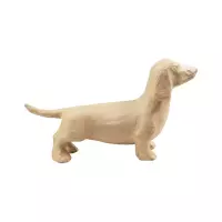 Jezevčík z papírové hmoty