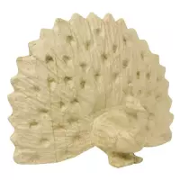 Páv z papírové hmoty - velký