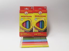 Pastelky Triocolor školní - Pastelky 12ks